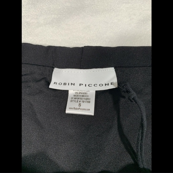NWT $74 Robin Piccone Ava High‎ Waist Bikini Bottoms in Black [SZ Small ] - Picture 8 of 9